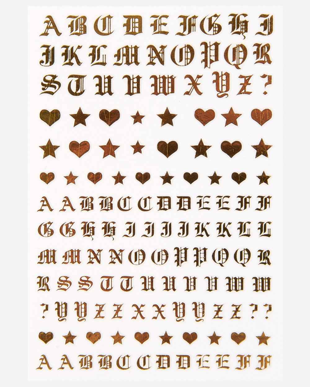 Artex, Наклейки, шрифт готика золото 151 купить в Казани