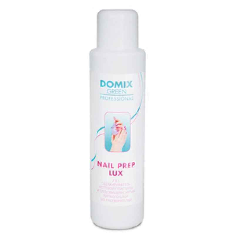 Domix, Средство 2в1 обезжириватель NAIL PREP LUX и средство для снятия липкого слоя, 500мл