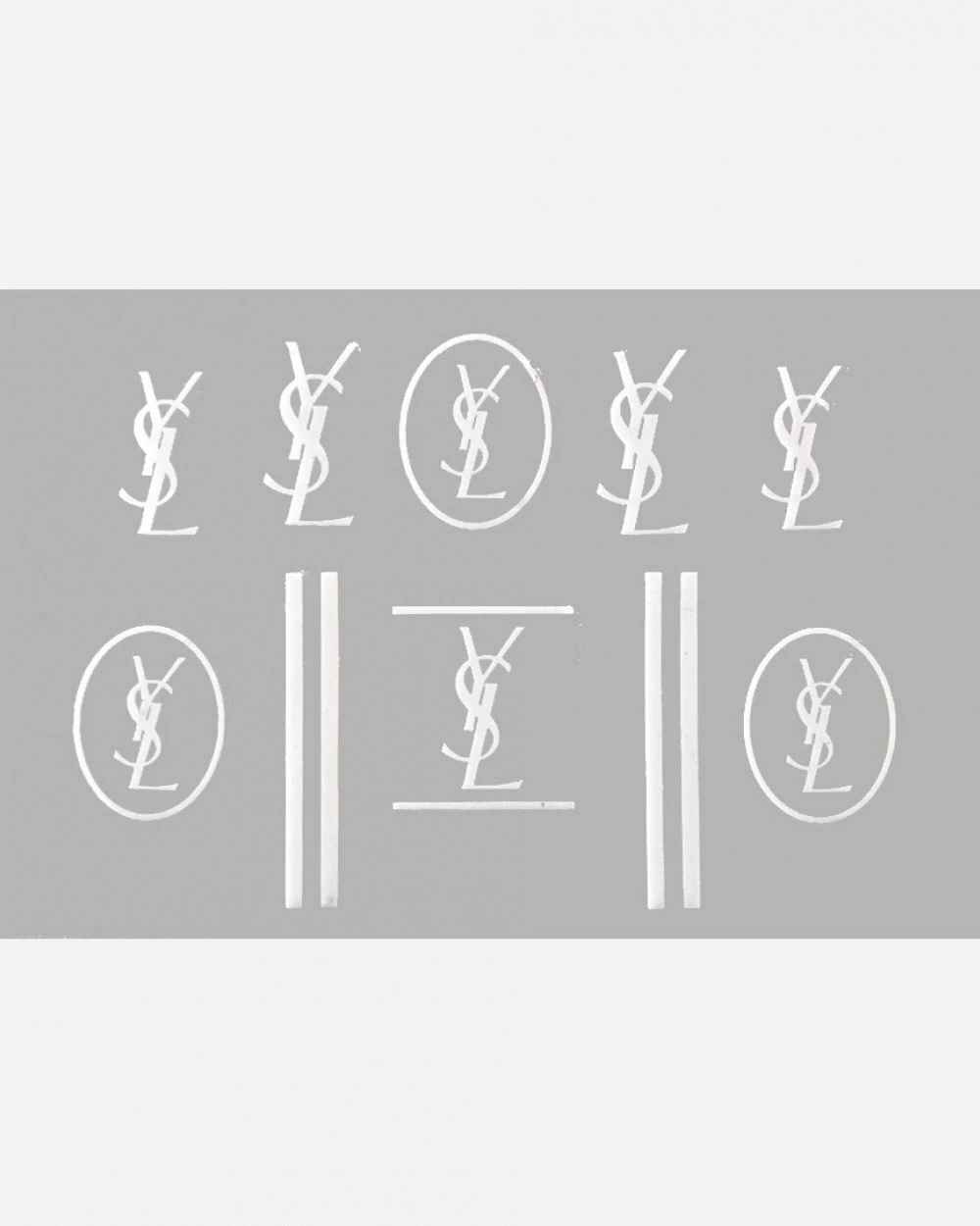 Artex, Наклейки ysl белые 185