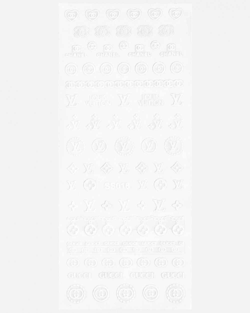 Artex, Наклейки LV белые 168