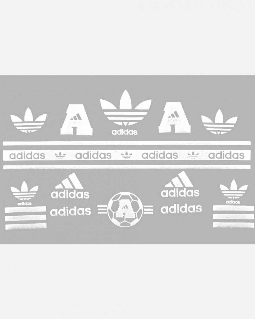 Artex, Наклейки adidas белые 160