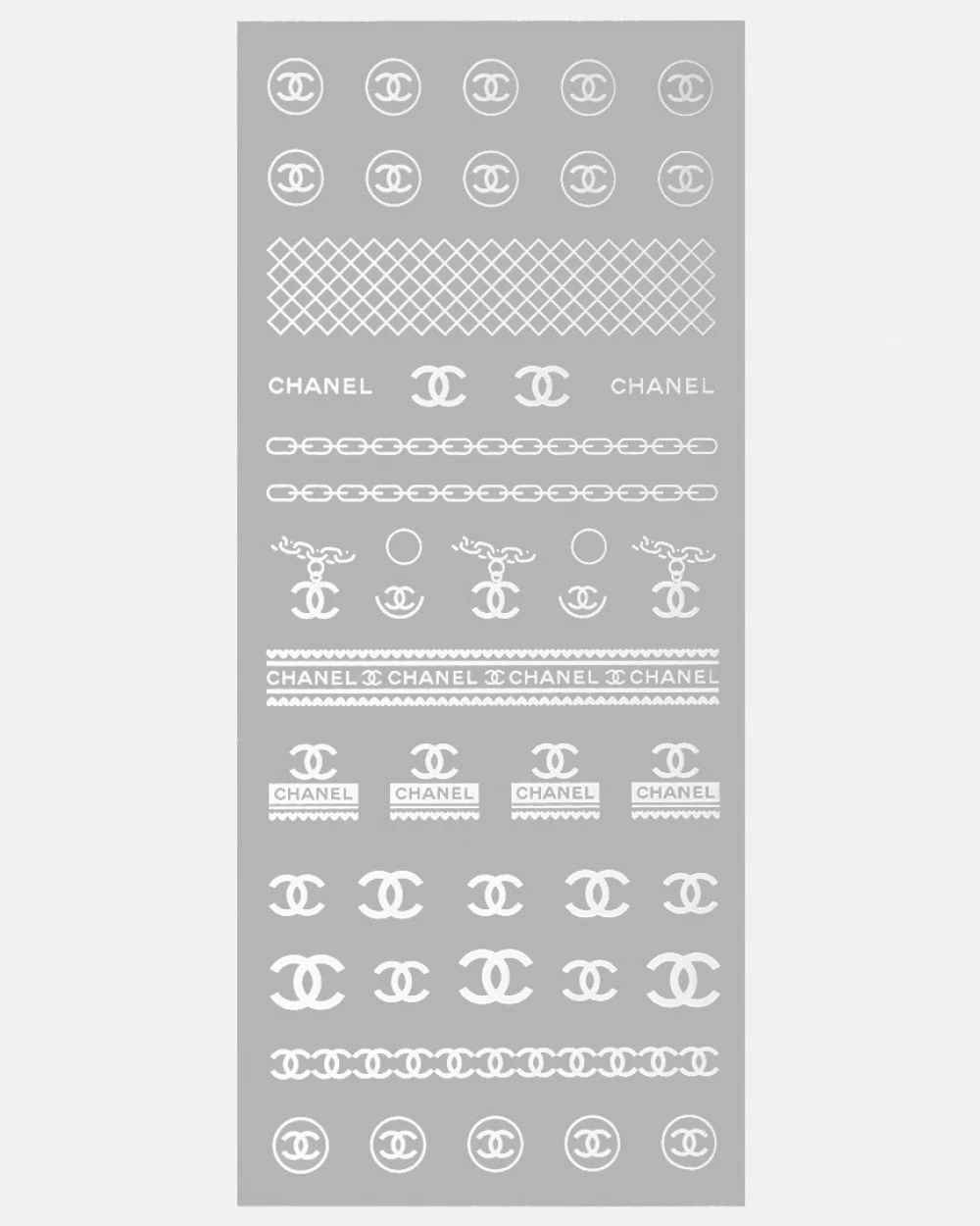 Artex, Наклейки chanel белые 175