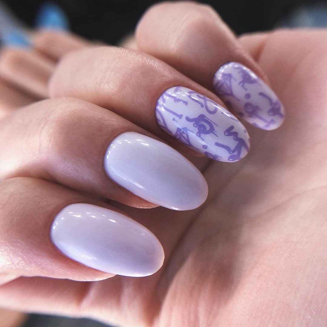 Swanky, Лак для стемпинга 011 Сиреневый, 10мл