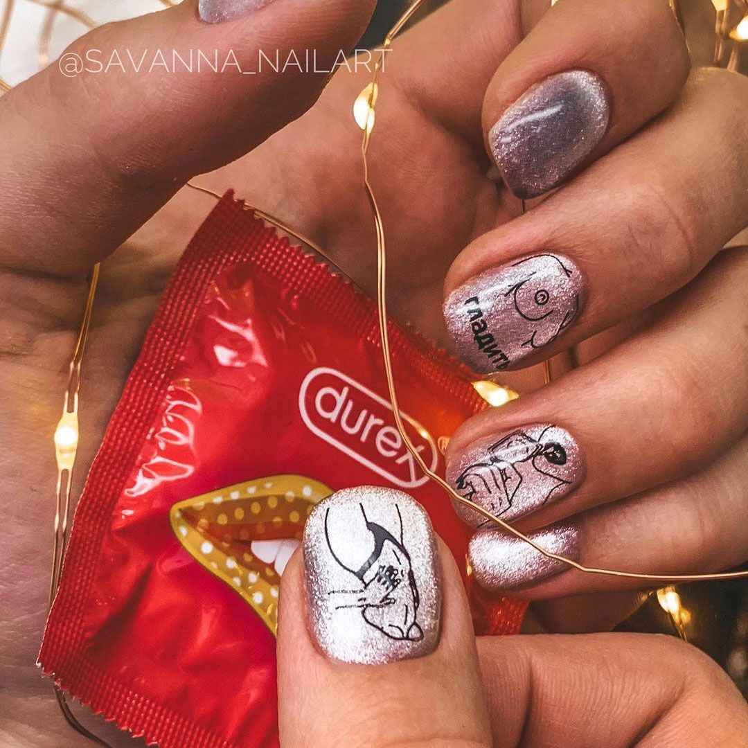 Swanky, Пластина для стемпинга with koba_nails_studio 083