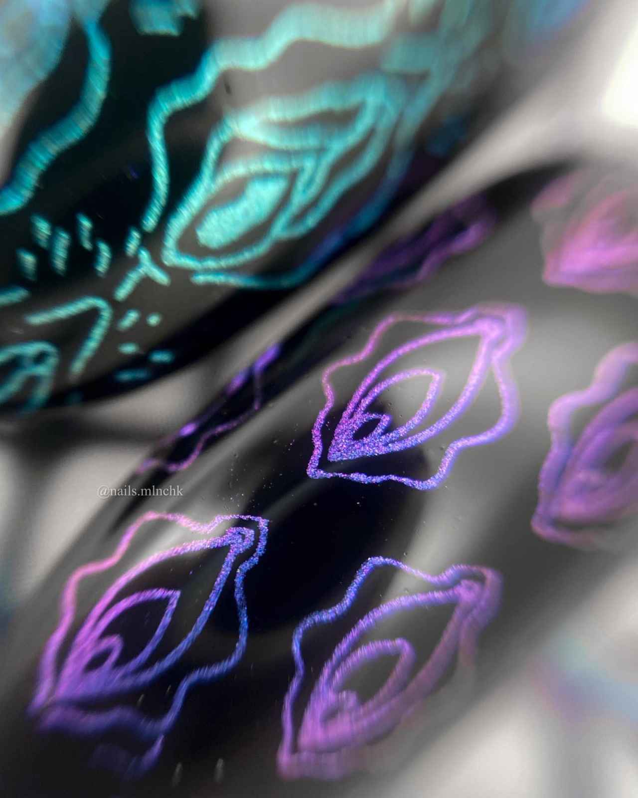 Swanky, Пластина для стемпинга with koba_nails_studio 083