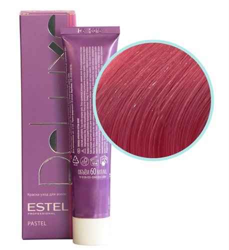 Estel, Крем-краска DeLuxe Pastel 005 Роза, 60мл
