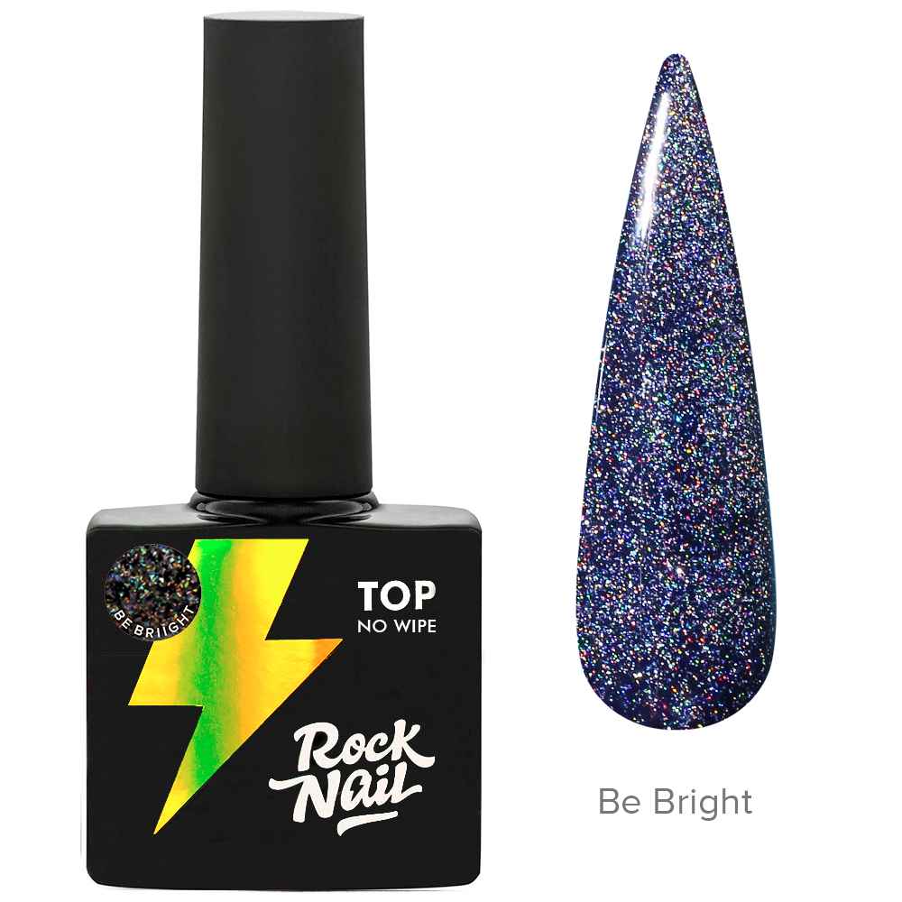 RockNail, Топ Светоотражающий Be Bright, 10мл