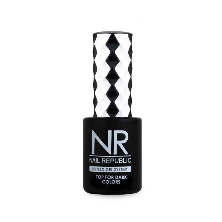 Nail Republic, Топ без липкого слоя for Dark Color, 15мл
