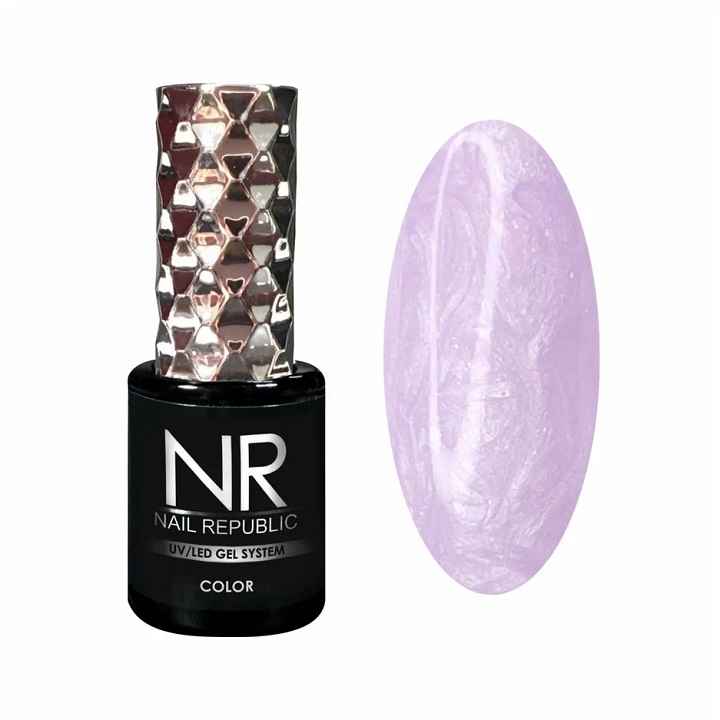 Nail Republic, Гель-лак 014  Жемчужная лаванда, 10мл