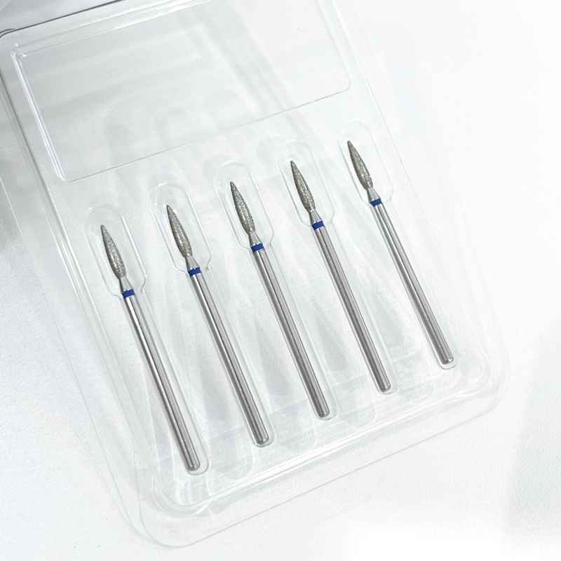 Special Cosmetic, Фреза алмазная пламя синие острое 100.023 ФАП-2.3-10С, 5шт/уп