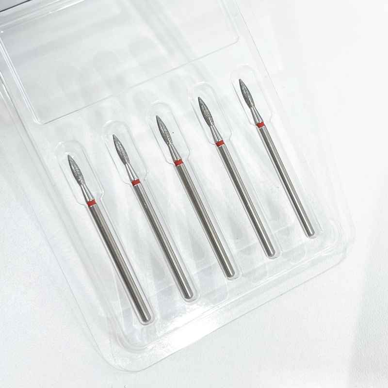 Special Cosmetic, Фреза алмазная пламя красное острое ФАП-2,1-8М 080.021, 5шт/уп