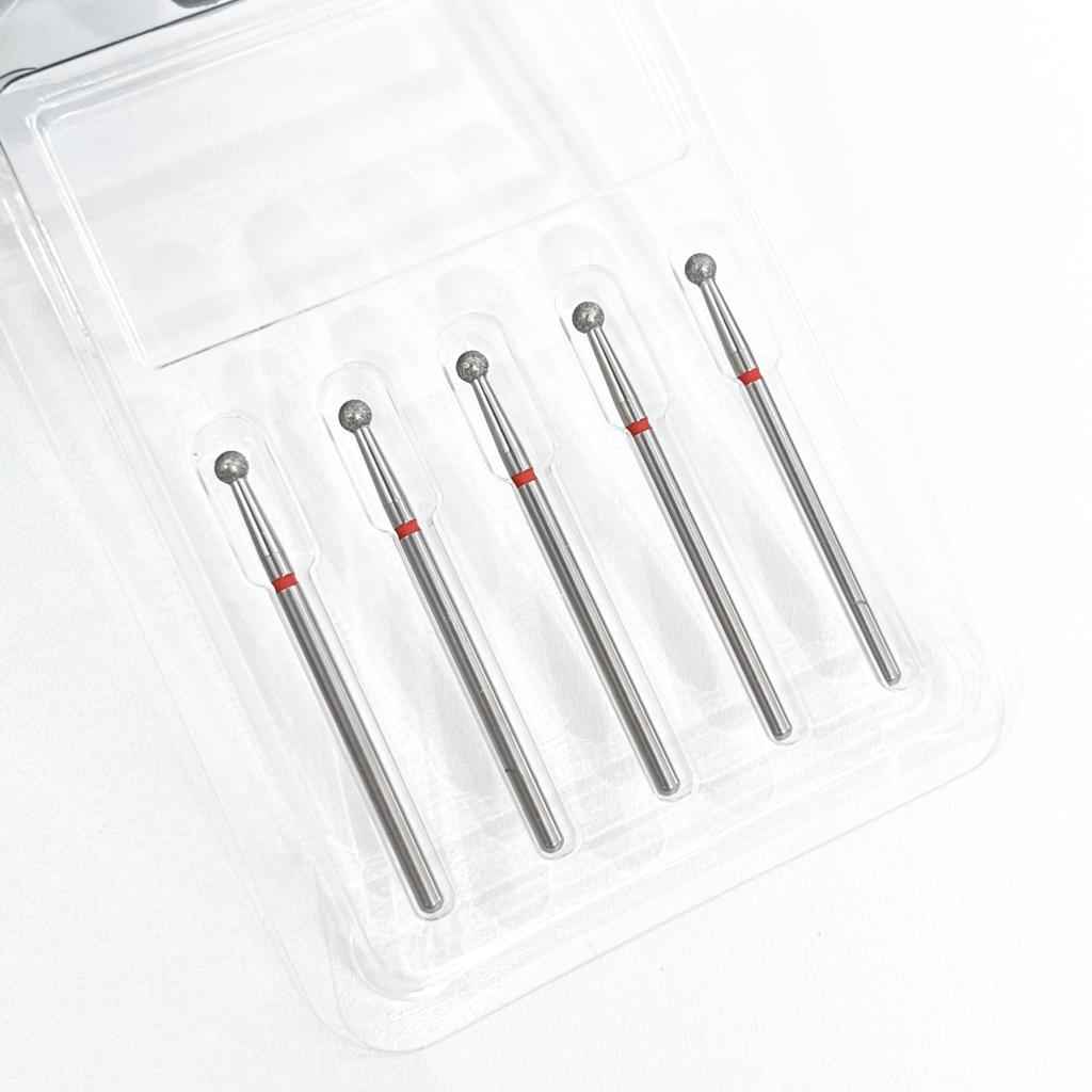 Special Cosmetic, Фреза алмазная шар красный ФАШ-3,1М, 5шт/уп