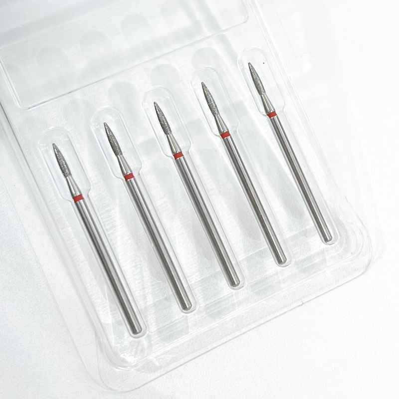 Special Cosmetic, Фреза алмазная пламя красное острое ФАП-1,8-8М 080.018, 5шт/уп