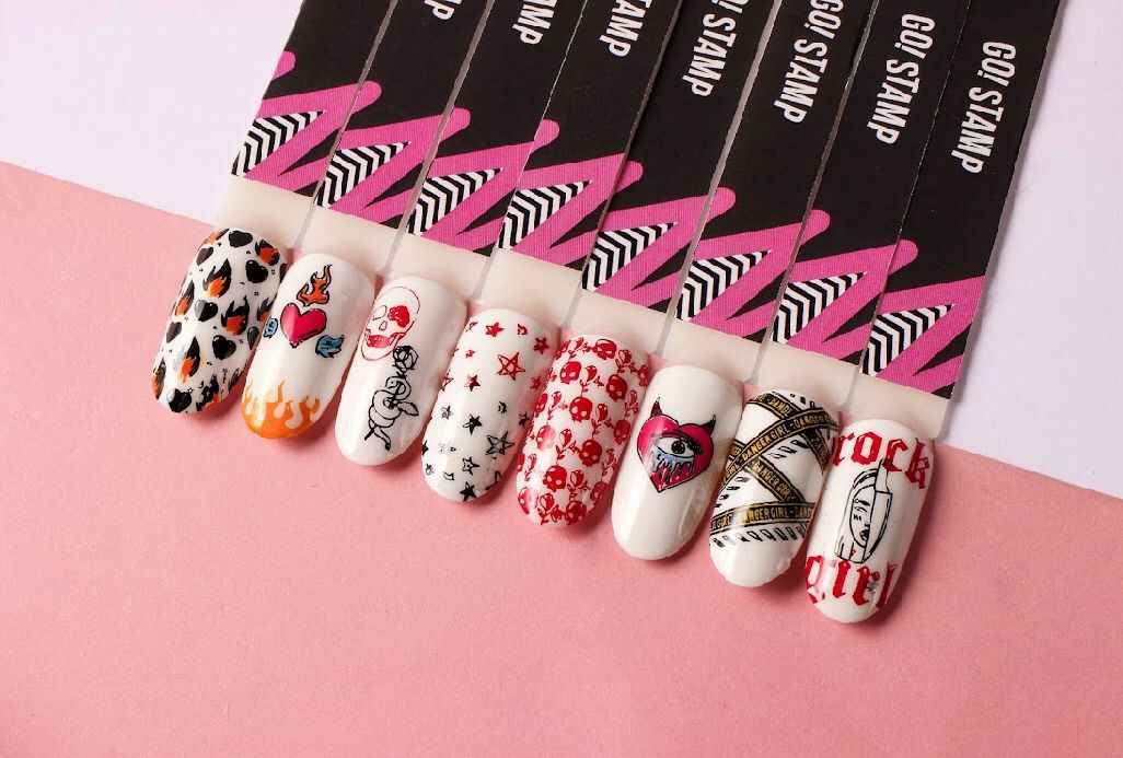 Go! Stamp, Пластина для стемпинга 003 Punk Rock