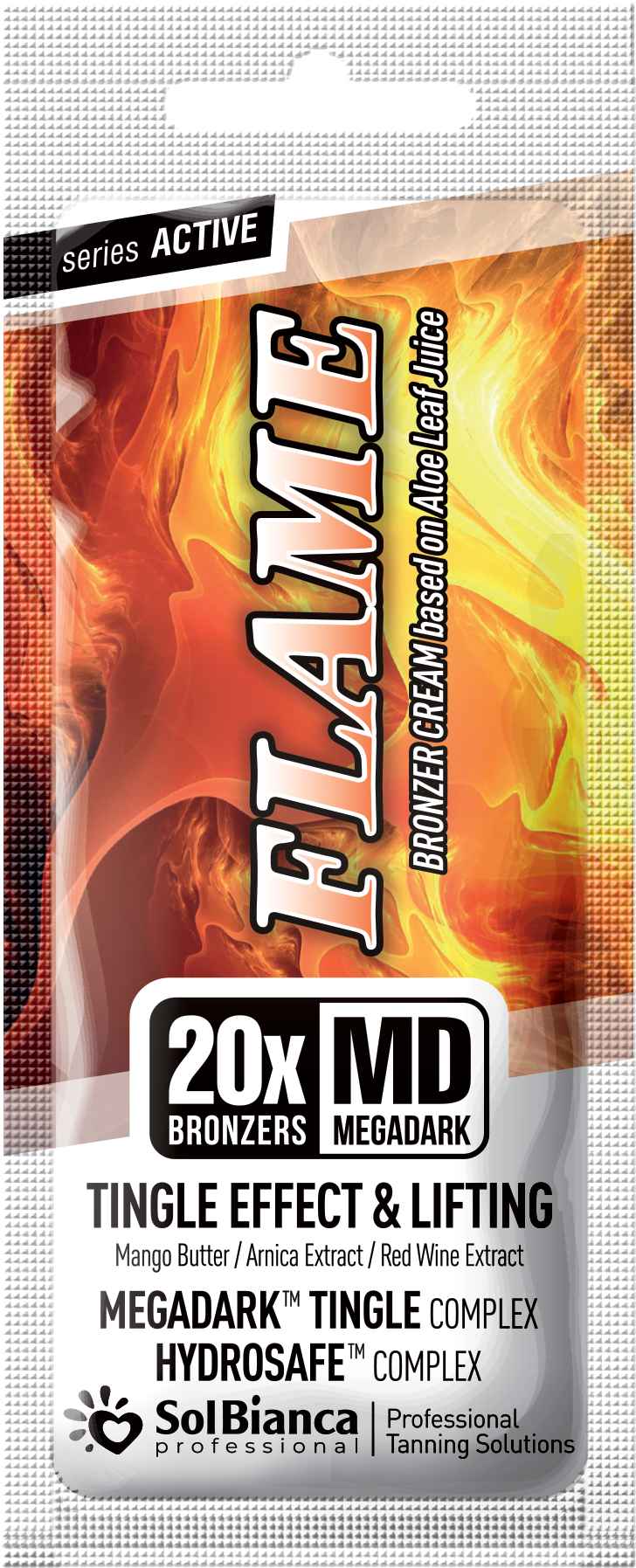 Solbianca, Крем-автозагар Flame 20x bronzer, 15мл