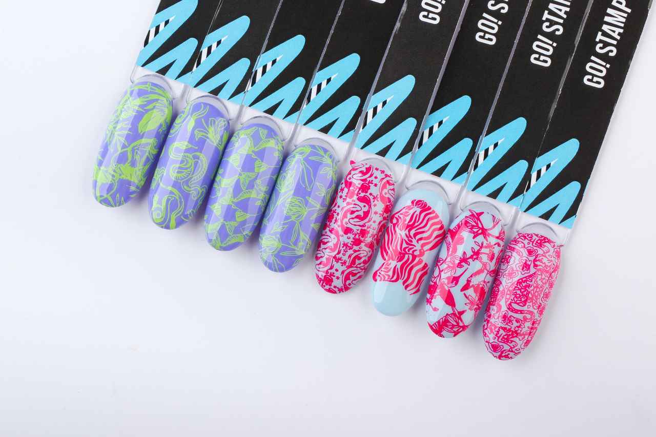 Go! Stamp, Пластина для стемпинга 226 Serpentina by @nail.artist.alena