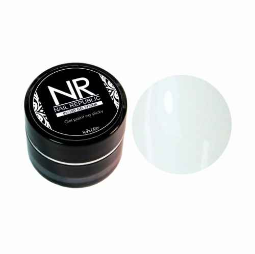 Nail Republic, Гель-краска Белая, 5гр