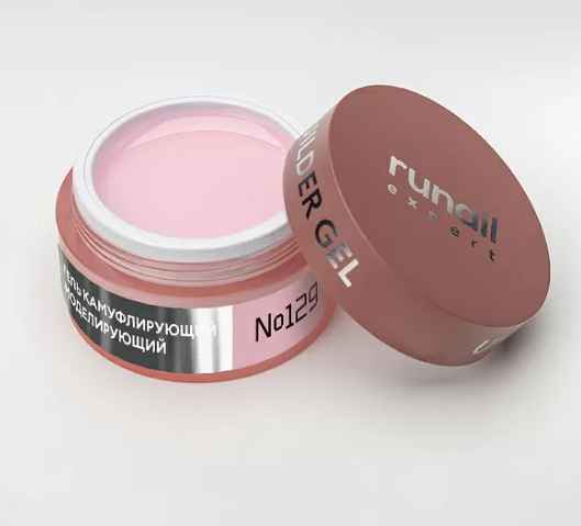 Runail Expert, Гель моделирующий UV BUILDER GEL №129, 50г