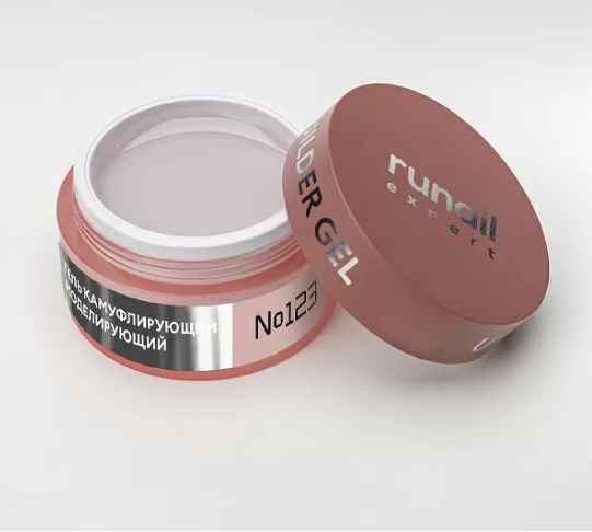 Runail Expert, Гель моделирующий UV BUILDER GEL №123, 50г