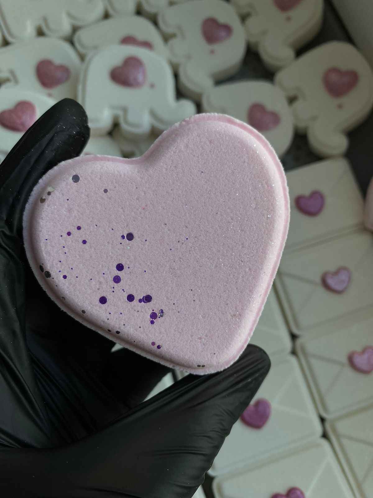 Бомбочка для ванны Сердечко большое