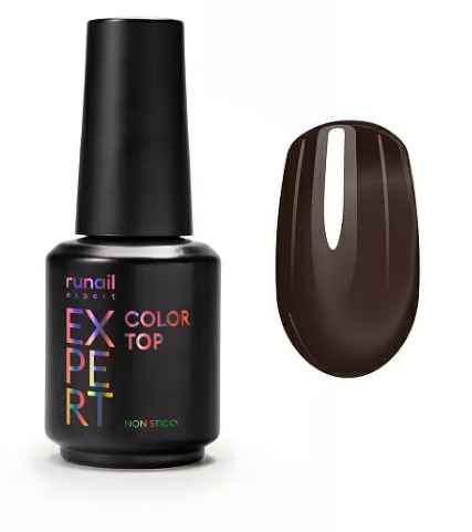 Runail Expert, Топ цветной Top Color Non Sticky 154, 18мл