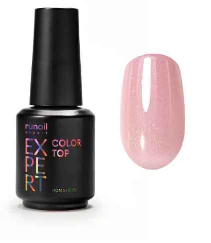 Runail Expert, Топ цветной Top Color Non Sticky 158, 18мл